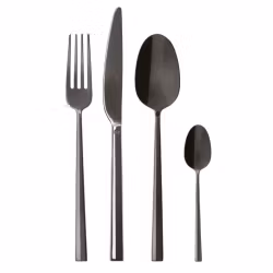Sambonet Bestick set Rock svart PVD 24 delar. Rostfritt