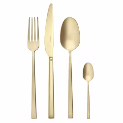 Sambonet Bestick set Rock champagne PVD 24 delar. Rostfritt