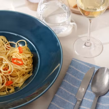 Thomas Pastatallrik Amici Colore Mörkblå Ø 30 cm. Porslin