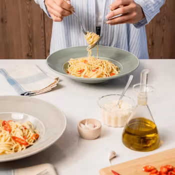 Thomas Pastatallrik Amici Colore Grå Ø 30 cm. Porslin