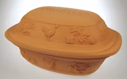 Römertopf Lergryta Rustico 4 personer 2,5 kg 3 liter. Mellan. Glaserad