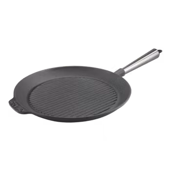 Carl Victor Gjutjärns Grill Stek panna 28 cm Stålhandtag. PFAS-fri