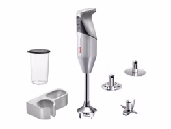 Bamix Mono Stavmixer set 200 watt D Vit. Med 3 knivar och bägare samt vägghållare