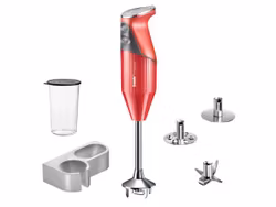 Bamix Mono Stavmixer set 200 watt D Röd. Med 3 knivar och bägare samt vägghållare