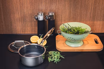 Hâws Santo1,5 liter kastrull med lock. Hybrid-nonstick. Rostfri. PFAS-fri