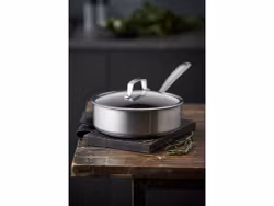 Pillivuyt Gourmet Roya 24 cm Traktörpanna keramisk nonstick med lock. PFAS-fri