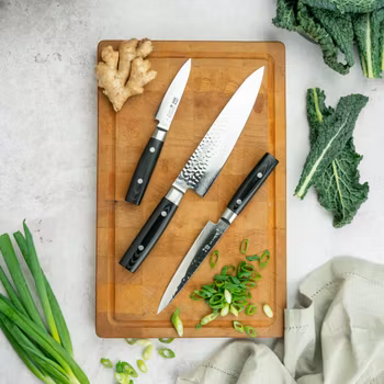 Yaxell Zen Set 3-del Kock 20 cm, Allkniv 15 cm, Skalkniv 10cm