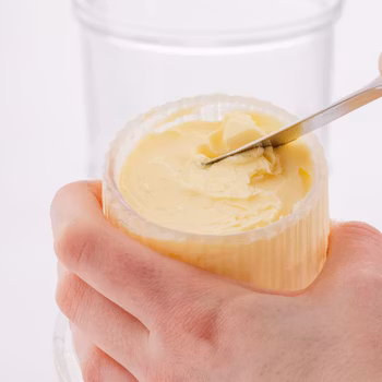 Kilner Smörklocka, Glas