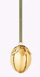 Georg Jensen 2026 Ägg. Påskhänge 18 Karat guldpläterat.