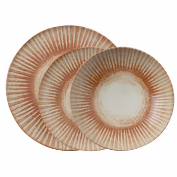 Arthur Krupp Sunlight servis 12 delar Röd