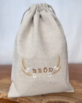 Bread Bestie Brödpåse Daisy 28x39 cm Linne