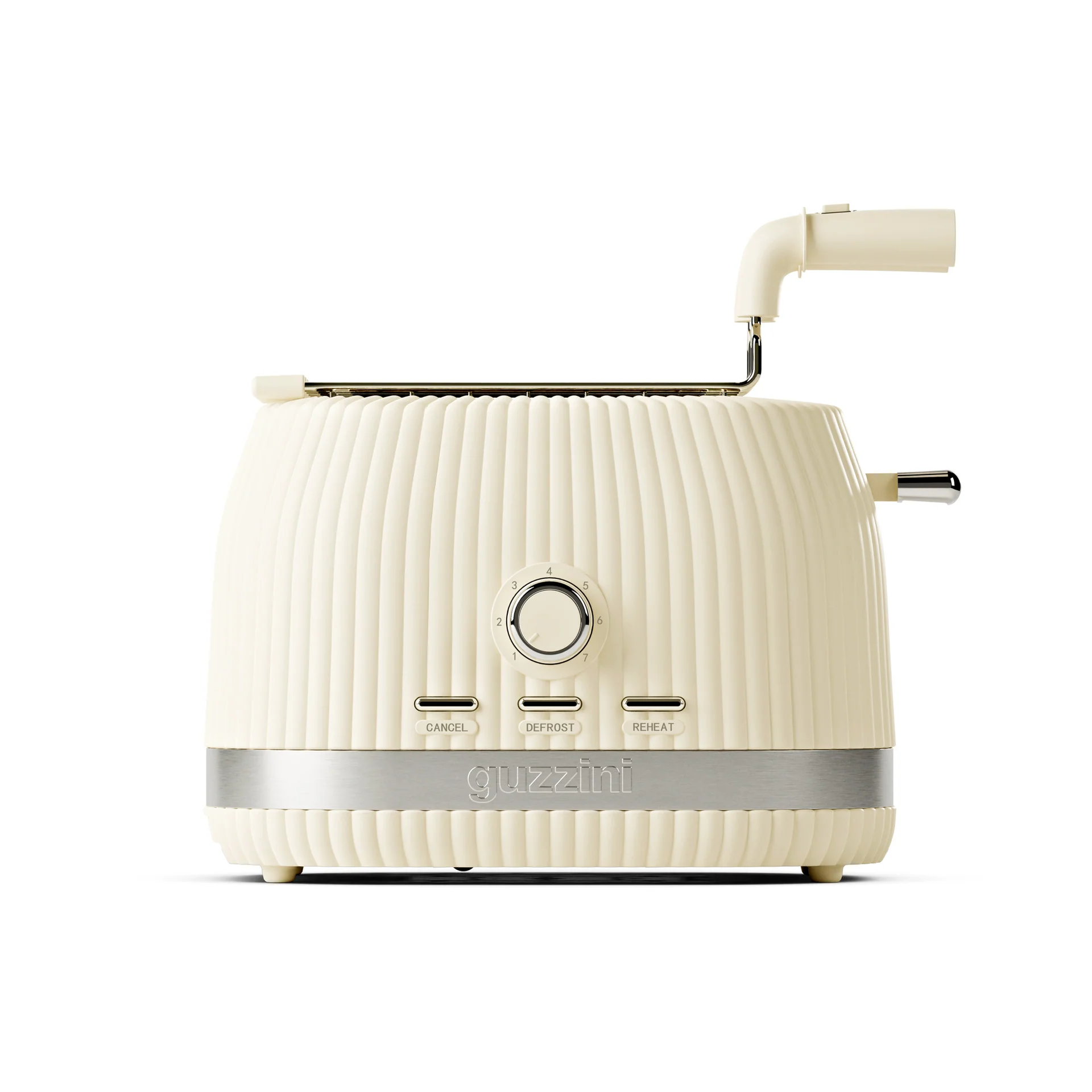 Guzzini Sous Chef Brödrost 800 W, Creme, vit