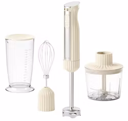 Guzzini Sous Chef Stavmixer med tillbehör. Creme, vit. 600 W