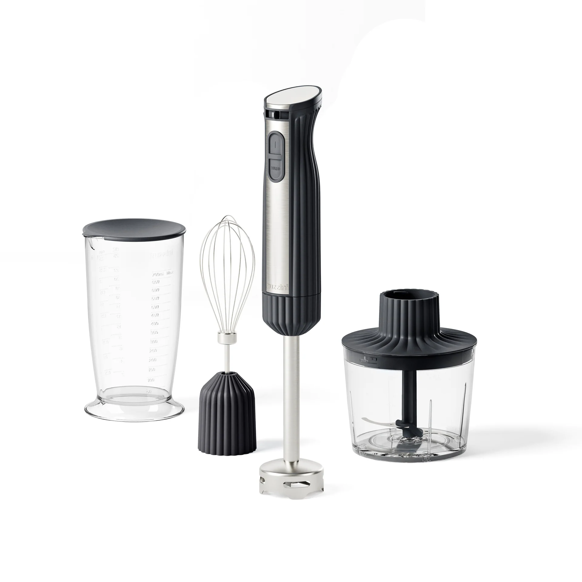 Guzzini Sous Chef Stavmixer med tillbehör. Grå. 600 W