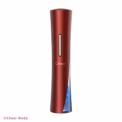 Cheer Moda Skyline Vinöppnare med folieskärare. Röd. Vitality. Batteridriven