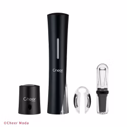 Cheer Moda Skyline Vinset 4 delar. Svart. Vitality. Batteridriven