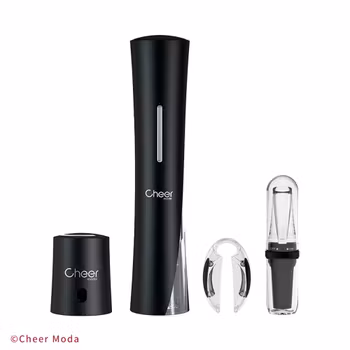 Cheer Moda Skyline Vinset 4 delar. Svart. Vitality. Batteridriven