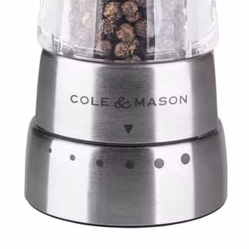 Cole&Mason Derwent Kvarnset 19 cm. Silver. 2 delar