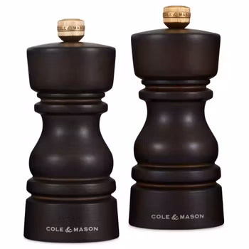 Cole&Mason London Kvarnset 13 cm. Mörkbrun Chocolate. 2 delar