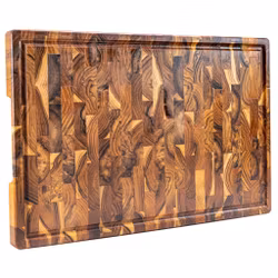 ERREKE Skärbräda.Teak. Ändträ. 58x38x3,2 cm. Med juicekanal. Sidney XXL