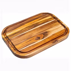 ERREKE Skärbräda. Teak. 40x28x2,4cm. Med juicekanal. Miami