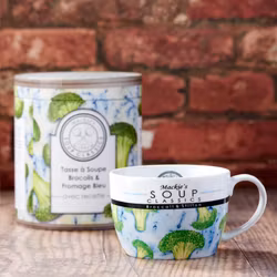 Mackies Ost och broccolisoppa skål-mugg. 65 cl. BIA International