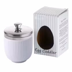 Eggcoddler Äggcoddler Räfflad, Vit BIA International