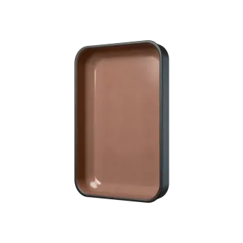 MyRomy Ugnsform, 33x23 cm. Svart, Coffee Signature Edition. Glaserad