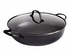 Satake Stekpanna Traktörpanna med lock Lättviktsgjutjärn Keramisk nonstick 30 cm 4,6 liter. PFAS-fri