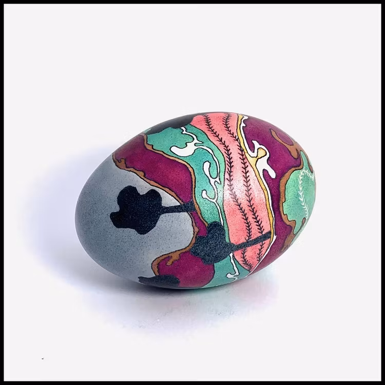 Landscape egg