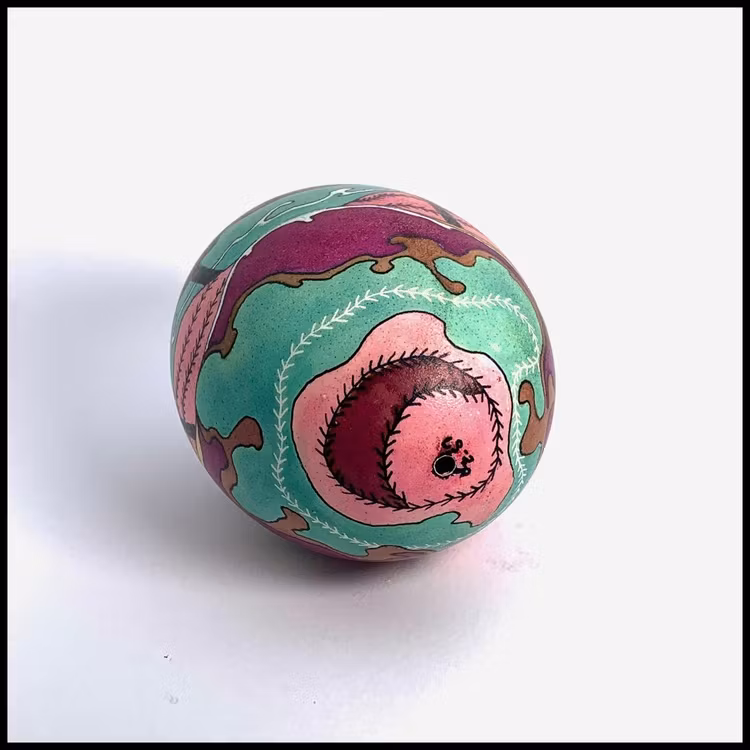 Landscape egg