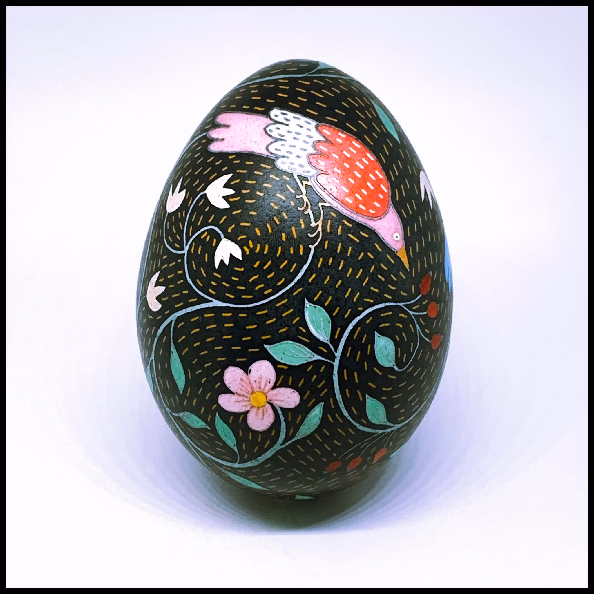 Birds in Paradise (yellow stitch)