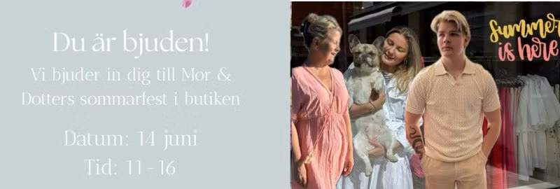 Sommarfest i butiken lördag 14 juni 11-16