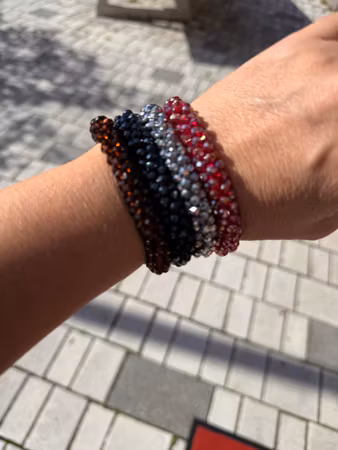 Nanna armband marinblå