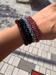 Nanna armband burgundy