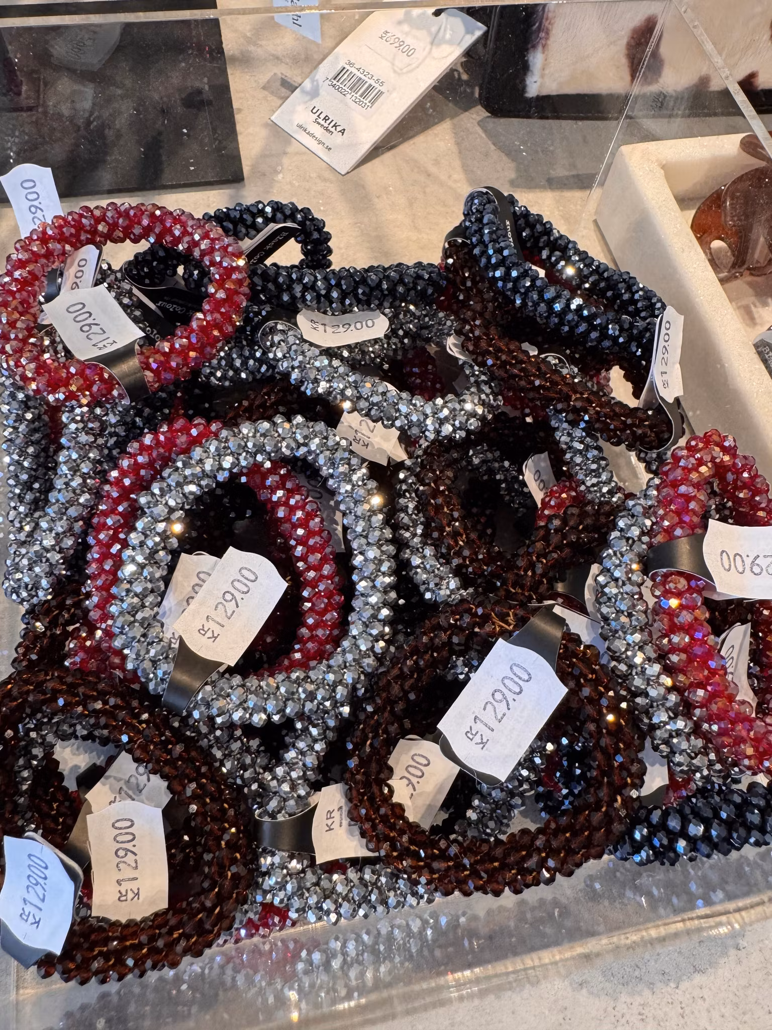 Nanna armband burgundy