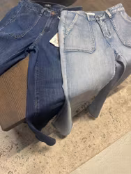 Toxic jeans raka ljusblå