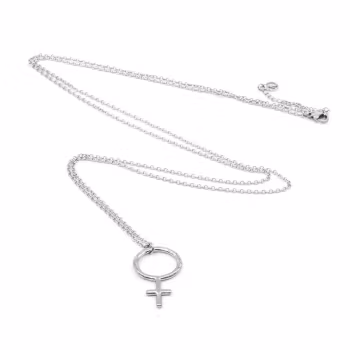 Woman Up halsband 90cm silver
