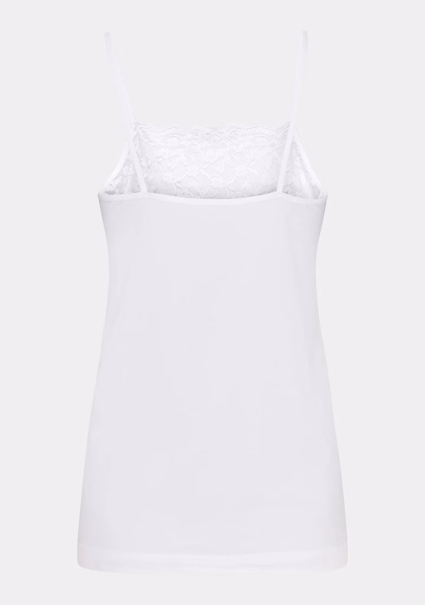Nilla Wide lace top Vit