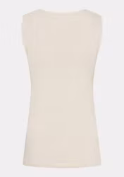 Nilla V-neck topp Sand