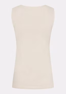 Nilla V-neck topp Sand