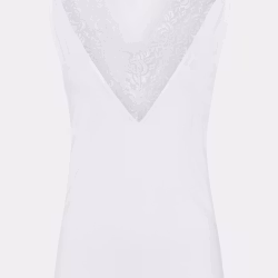 Nilla V-neck topp broken white
