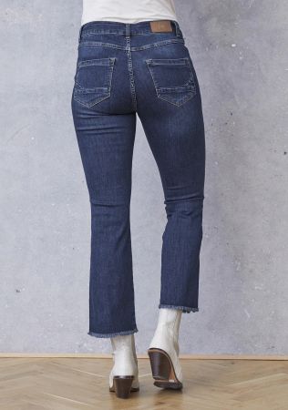 Como flare jeans dark denim