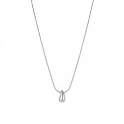 Mini drop halsband silver