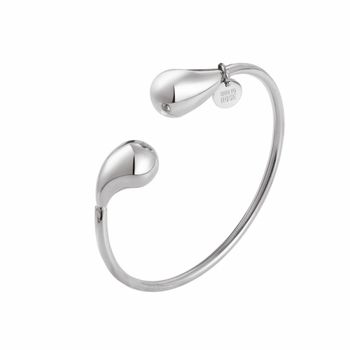 Donna bangle silver