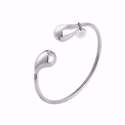 Donna bangle silver