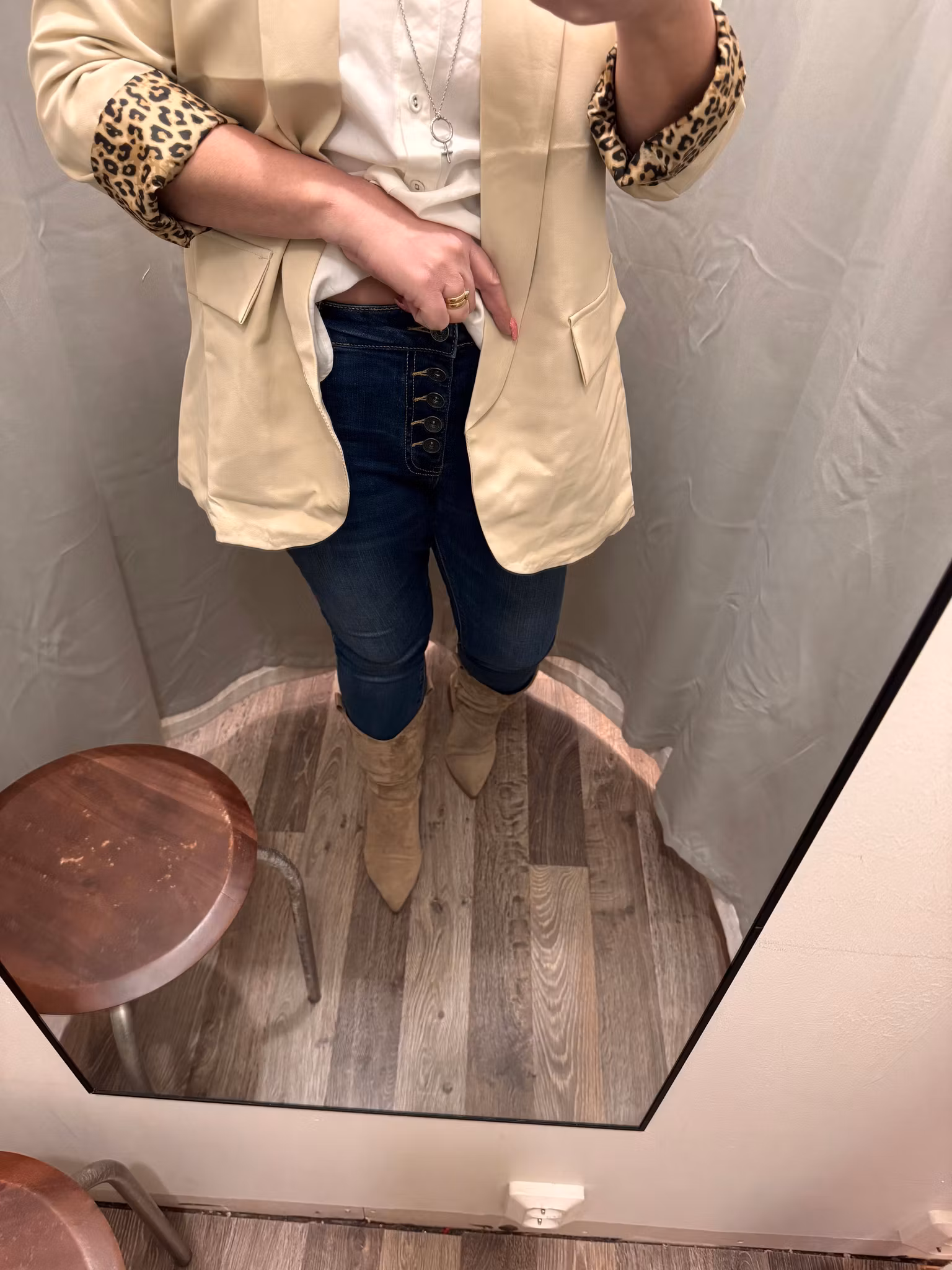 Toxik knappjeans mörkblå