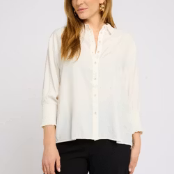 Nola skjorta chalk (kritvit)