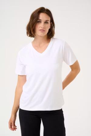 Frida t-shirt vit
