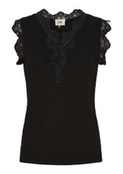 Dee lace top svart